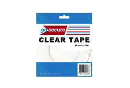 GoSecure Small Tape 19mmx33m Clear (Pack of 12) PB02298
