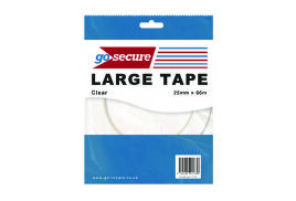 GoSecure Large Tape 25mmx66m Clear (Pack of 24) PB02299