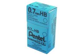 Pentel 0.7mm HB Mechanical Pencil Lead (Pack of 144) 50-HB