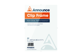 Announce Metal Clip Frame A4 PHT00075