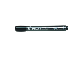 Pilot 100 Permanent Market Bullet Tip Black (Pack of 20) 3131910501268