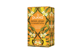 Pukka Lemon Ginger and Manuka Tea (Pack of 20) P5049