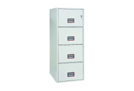 Phoenix 4 Drawer 90 Minute Fire Rated Filing Cabinet FS2254K