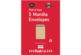Envelopes C5 Peel and Seal Manilla 115gsm (Pack of 200) 9731326