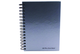 Pukka Pad Silver Ruled Wirebound Notebook 160 Pages A5 (Pack of 5) WRULA5