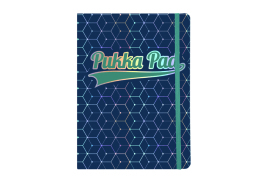 Pukka Pad Glee Journal Pad A5 Dark Blue (Pack of 3) 8685-GLE