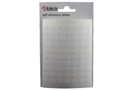 Blick White 8mm Round Label Bag (Pack of 9800) RS000853