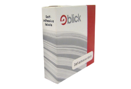 Blick Labels in Dispensers 25x50mm White (Pack of 400) RS008958