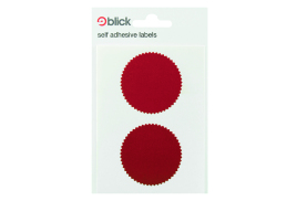 Blick Company Seal 50mm Diameter Red 8 Per Dispenser (Pack of 160) RS014652