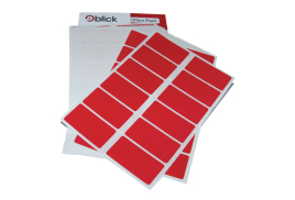 Blick Labels in Office Packs 25mmx50mm Red (Pack of 320) RS019954