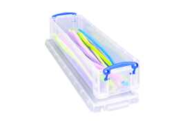 Really Useful Clear 1.5 Litre Pencil/Stationery Box 1.5C