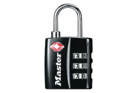 Master Lock 32mm TSA Combination Padlock Black 40054