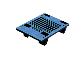 Pallet Plastic Recycled Black 322321