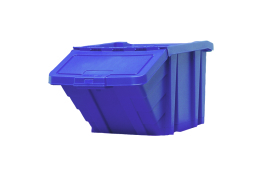 VFM Blue Heavy Duty Recycle Storage Bin With Lid 369044