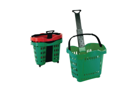Giant Shopping Basket/Trolley Green SBY20755