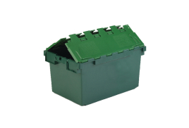 VFM Green Plastic Picking Container With Lid 374370