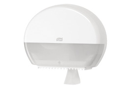 Tork T2 Mini Jumbo Toilet Roll Dispenser White 555000