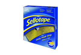 Sellotape Sticky Hook Strip 25mmx12m 1445179