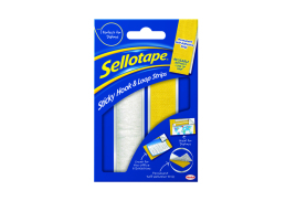 Sellotape Sticky Hook and Loop Strip 20mmx450mm 1445183