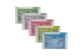 Snopake Polyfile Classic Foolscap Assorted (Pack of 5) 10087