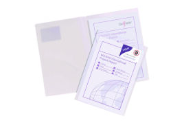 Snopake TwinFile Presentation File A4 Clear (Pack of 5) 14030