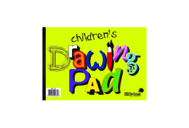 Silvine Children's Drawing Pad A4 (Pack of 12) 420