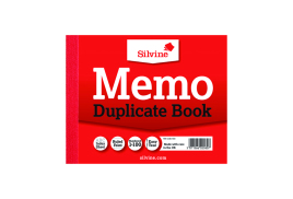 Silvine Duplicate Memo Book 102x127mm (Pack of 12) 603