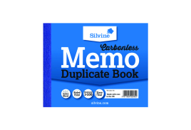 Silvine Carbonless Duplicate Memo Book 102x127mm (Pack of 12) 703-T