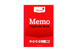 Silvine Duplicate Memo Book A4 (Pack of 6) 614-T