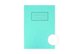 Silvine Exercise Book A4 Plain Blue (Pack of 10) EX114