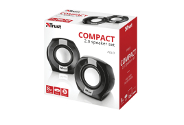 Trust Compact 8 Watt 2.0 speaker set (4 Watt RMS) 20943