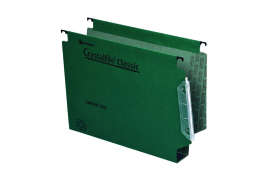 Rexel Crystalfile Classic 50mm Lateral File Green (Pack of 25) 70672
