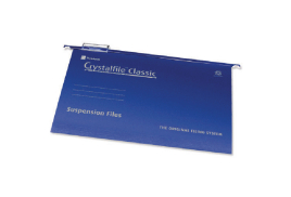 Rexel Crystalfile Classic SuspensionFile Foolscap Blue (Pack of 50) 78143