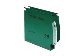 Rexel CrystalFile Classic 30mm Lateral File Green (Pack of 50) 78654