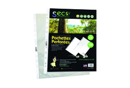 Stewart Superior Eco Punch Pocket Clear (Pack of 100) PP50