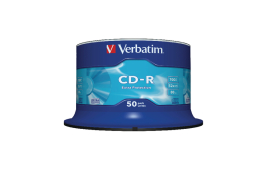Verbatim CD-R Extra Protection Spindle 52x 700MB (Pack of 50) 43351