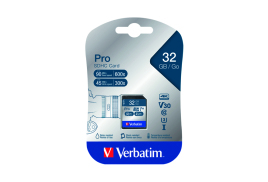 Verbatim Pro SDHC Memory Card Class 10 32GB 47021