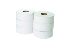 2-Ply Jumbo Toilet Roll 300 Metres (Pack of 6) JWH330