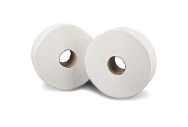 Mini Jumbo White 2-Ply Toilet Roll 150 Metres (Pack of 12) J26150