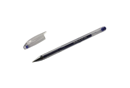 Blue Gel Pens Pack of 10 (Transparent barrel) WX21717