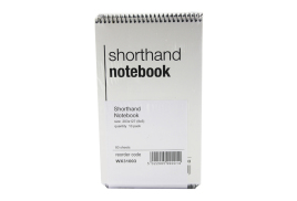 Spiral Shorthand Notebook 80 Leaf (Pack of 10) WX31003