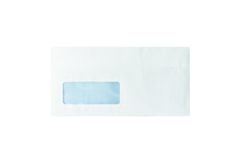 Envelope DL Window 80gsm Self Seal White (Pack of 1000) WX3455