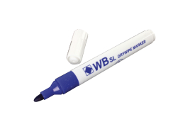 Blue Whiteboard Marker Pens Bullet Tip (Pack of 10) WB15 804001